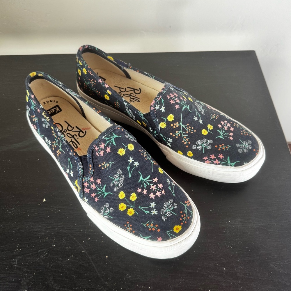 Keds x Rifle Paper Co. Slip-On Floral Fashion Sneakers Wildwood